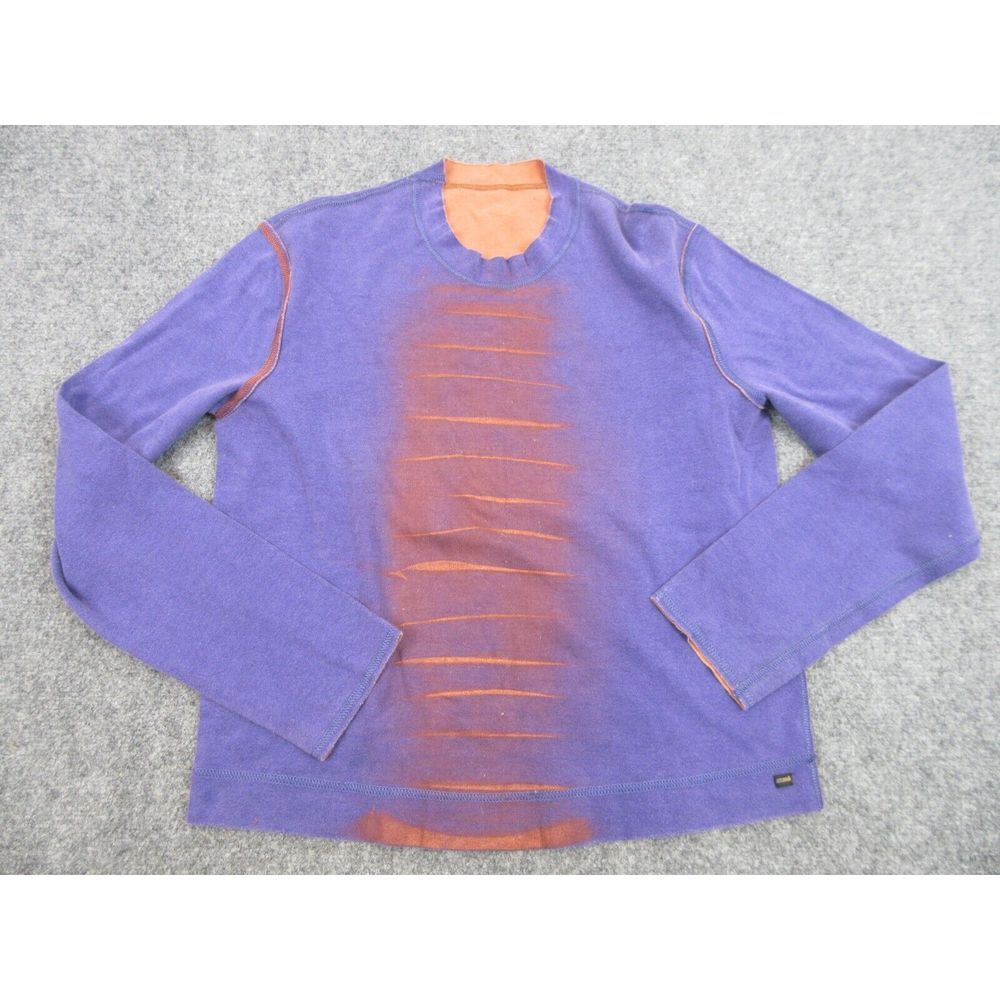 Just Cavalli‎ Sweater Womens Adult Medium Purple Orange Casual Outdoors Comfort